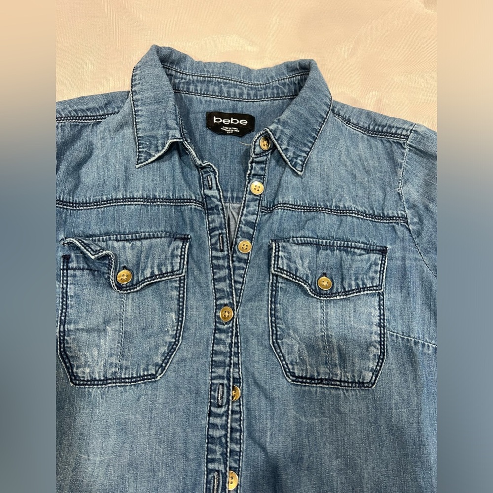 bebe Denim Shirt